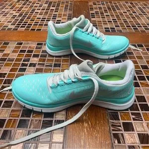 Nike Shoes Nike Free Run V4 Tiffany Blue Tropical Poshmark - Main Image